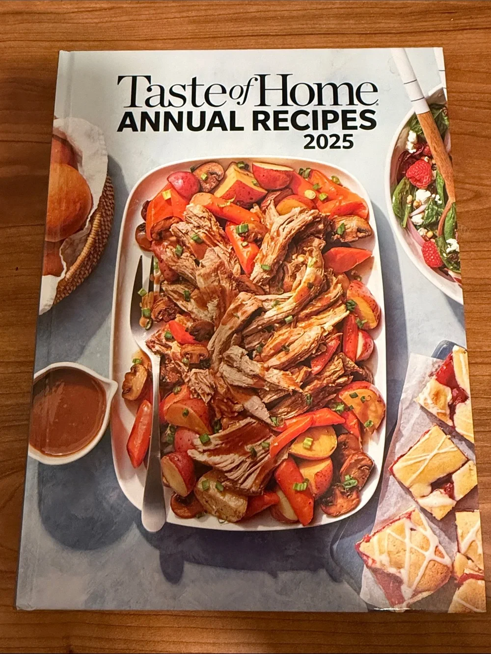 NEW Taste of Home Annual Recipes 2025 Cookbook - White Cover